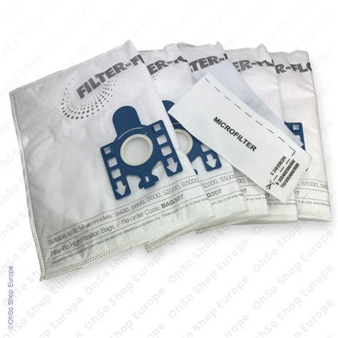 10 X Miele Vacuum Cleaner Bags Gn Type S5211 S5212 S5220 S5221 S5222 S5260 Ebay