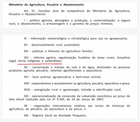 Jeff Nascimento on Twitter ATENÇÃO A MP atribui ao Ministério da