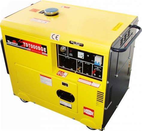 Gerador Diesel Cabinado Toyama Td7000sge 6 Kva Monofásico