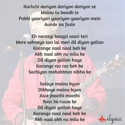 Dil Diyan Gallan Lyrics Wallpaper Lirik Lagu Lirik Kutipan Lirik Lagu