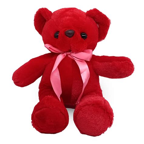 small cute soft red teddy gifts  nepal giftmandu