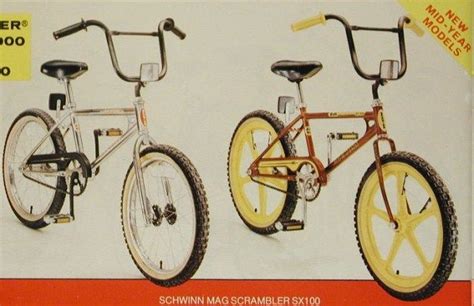 Schwinn Scrambler Competition And Mag Scrambler Schwinn Bmx