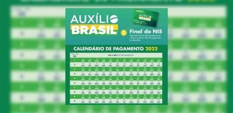 Calend Rio Aux Lio Brasil Dezembro Pagamento Do Aux Lio Brasil Vai Ser