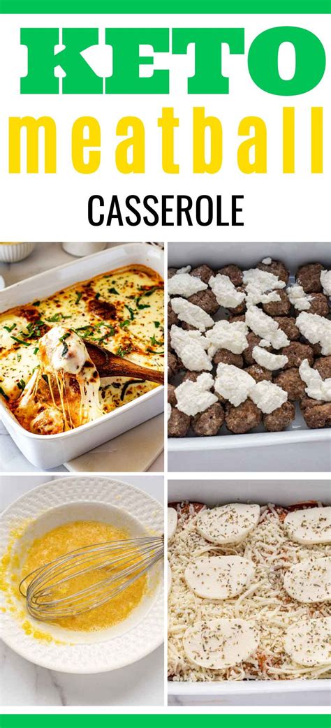 Cheesy Keto Meatball Casserole Low Carb Gluten Free Kicking Carbs Recipe Wholesome