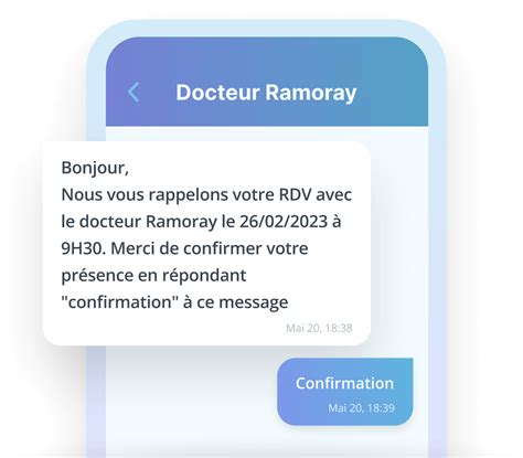 Des idées de rappels par SMS SMS Envoi