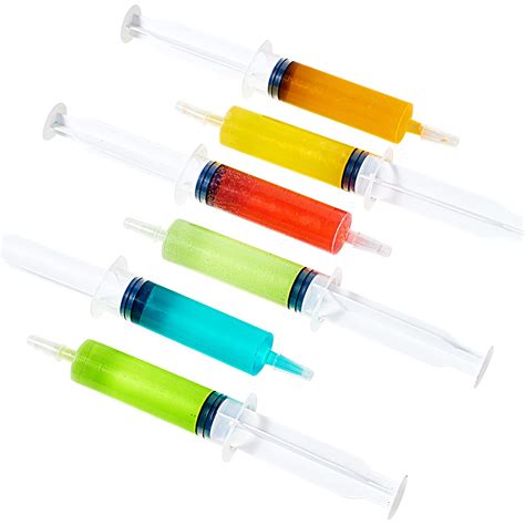 Pack Jello Shot Syringes Oz Jello Shot Syringe With Caps Plastic