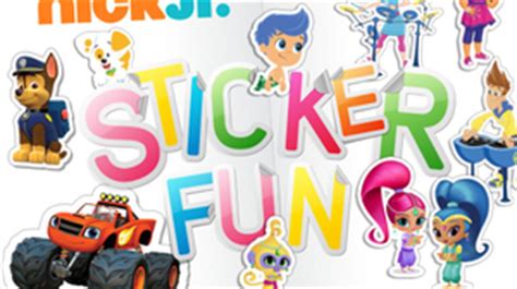 Nick Jr. Sticker Fun! - Free Online Games