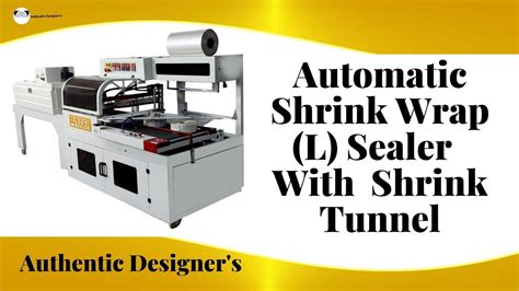 Automatic L Sealer Shrink Wrap Machine With Shrink Tunnel Youtube