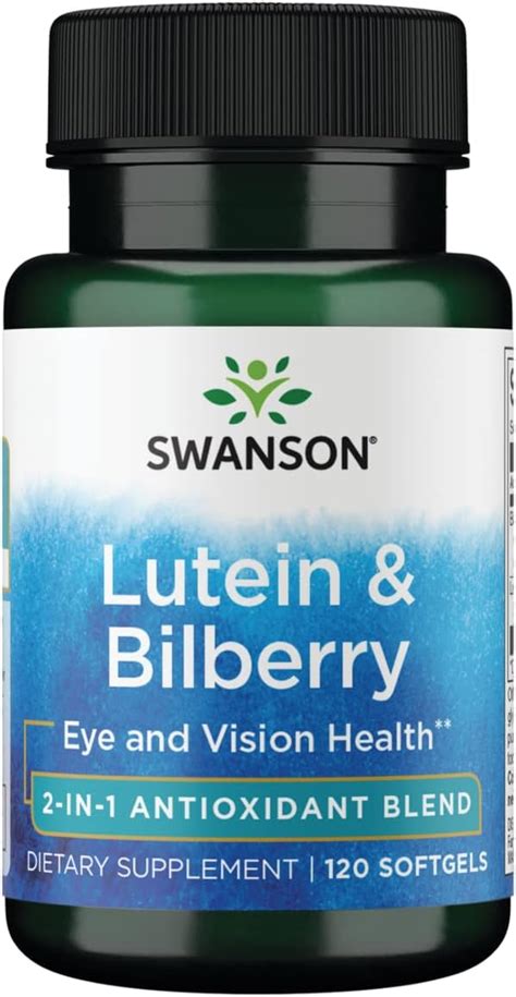 Amazon Swanson Standardized Lutein Bilberry Natural