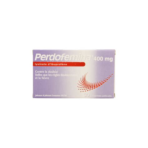 PERDOFEMINA COMPRIMES 30 X 400 MG Règles douloureuses Pharmacodel