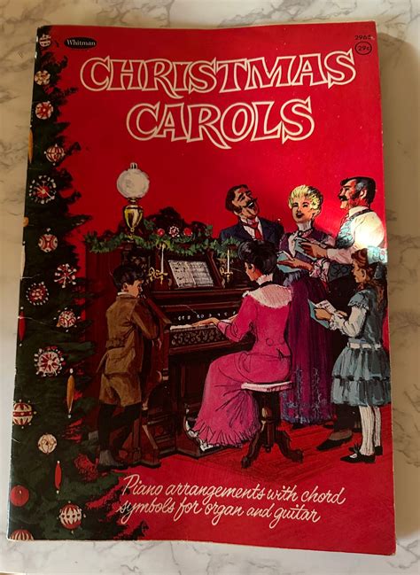 Vintage Christmas Carols Piano Organ Guitar Music Karl Etsy