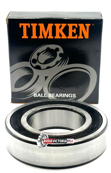 Timken Rs Deep Groove Ball Bearing Rubber Sealed X X Mm