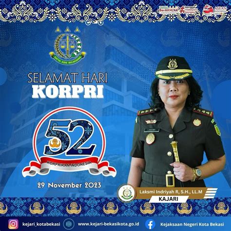 Selamat Hari Korpri Ke 52 Kejari Kota BEKASI