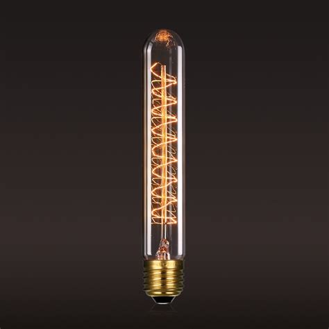 Edison E27 Long Tubular Light Bulb Edison Bulb By LightwithShade