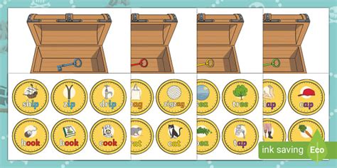 Pirate Treasure Rhyming Game Teacher Made Twinkl