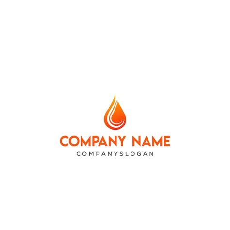 Premium Vector Oil Drop Logo