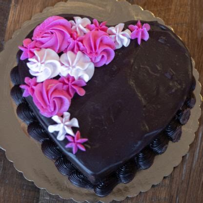 Chocolate Ganache Valentine S Day Cake Three Brothers Bakery