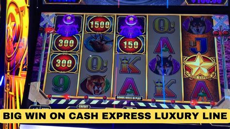 Big Win On Cash Express Luxury Line Slot Machine Best Slot Channel