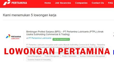 Rekrutmen Bps Pertamina Group Warung Fazry