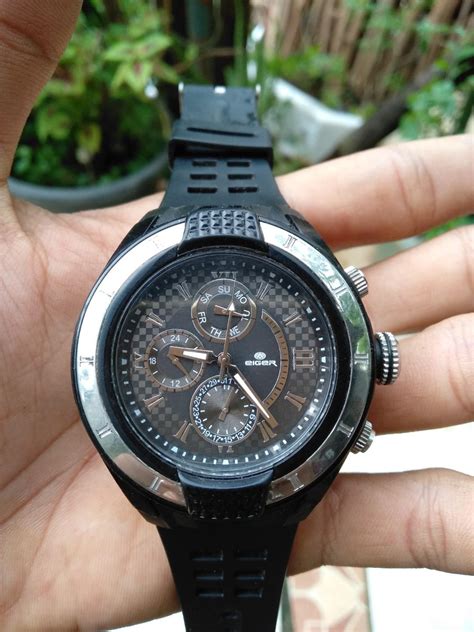 Jam Tangan Eiger Chrono Day Date On Carousell