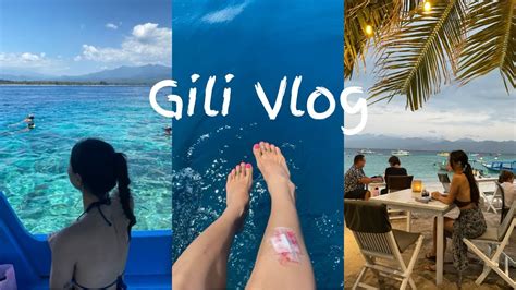 Bali Vlog 🇮🇩 Ep7 길리에서 스노쿨링 거북이랑 수영하기🐢 발리여행 발리브이로그 길리여행 Gili Trawangan Youtube