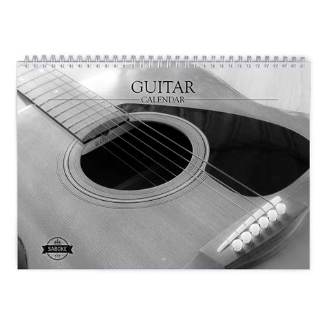 Guitar Wall Calendar