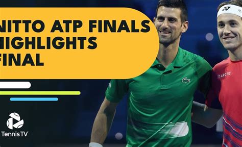 Djokovic Takes On Ruud For The Title Nitto Atp Finals 2022 Final