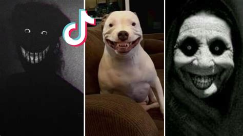 Scary Videos I Found On Tiktok😱 Smile If You Can⚠️⚠️ Part 10 Youtube