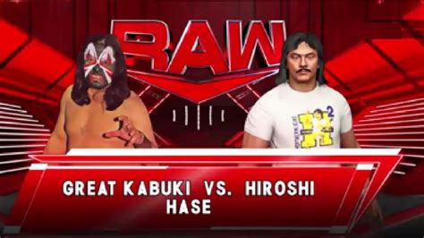 WWE2K23 ザグレートカブキ vs 馳浩ONLINEプロレスゲーム オンライン戦 The Great Kabuki Vs