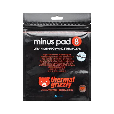 Thermal Grizzly Minus Pad 8 30x30mm толщина 1.0 (8 вт/мк) купить в СПб ...