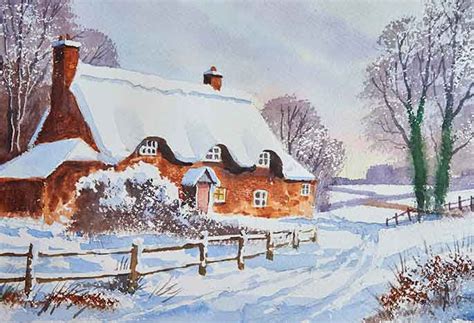 Christmas Cottage – Paint With Terry