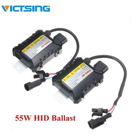 Victsing Pair W Universal Xenon Hid Replacement Conversion Kit Dc