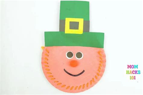 Paper Plate Leprechaun Craft For St. Patrick's Day - Mom Hacks 101