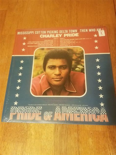 Charley Pride Vinyl Record Album 1974 Pride Of America Mississippi