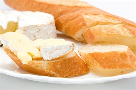 Baguette and french cheese stock photo. Image of tasty - 10476110