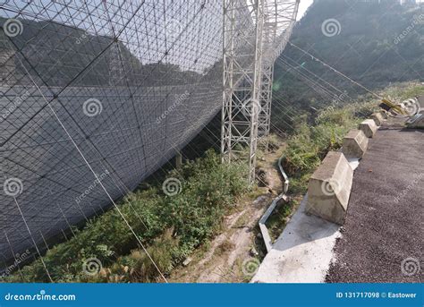 Five-hundred-meter Aperture Spherical Radio Telescope Stock Photo ...