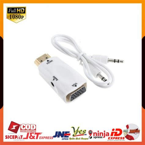 Jual Cod Converter Konektor Adapter Hdtv Male To Vga Female With