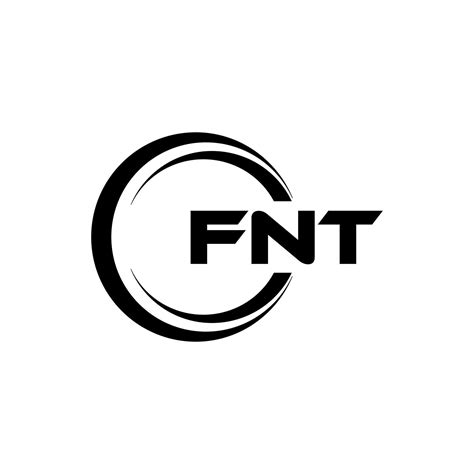 Fnt Letter Logo Design In Illustration Vector Logo Calligraphy