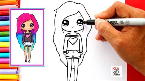 Como Dibujar Una Nina Paso A Paso Dibujos Para Dibujar Faciles Images