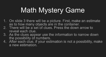 Math Mystery Game by Korrin Kemp | TPT