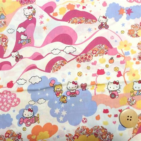 ハローキティ リバティアートファブリック ローン生地 Mim Hello Kitty Dc27906 12d リバティ 生地 Dc27906 12d Solana Fabrics 通販