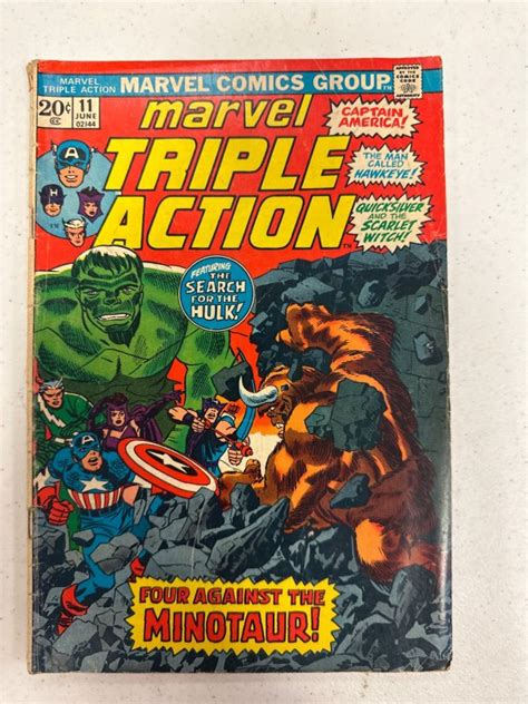 Marvel Triple Action 11 1973 Comic Books Bronze Age Marvel