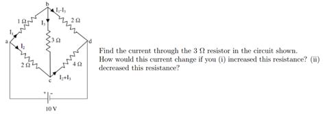 Solved Find the current through the 3Ω resistor in the Chegg