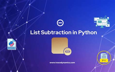 List Subtraction In Python Array And Data Manipulation Techniques