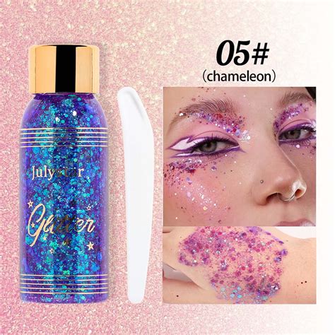 Dengmore Broken Diamond Flash Powder Liquid Eyeshadow Explosion Style