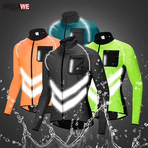 Wosawe Men S Reflective Motorcycle Jacket High Visibility Safety Vest