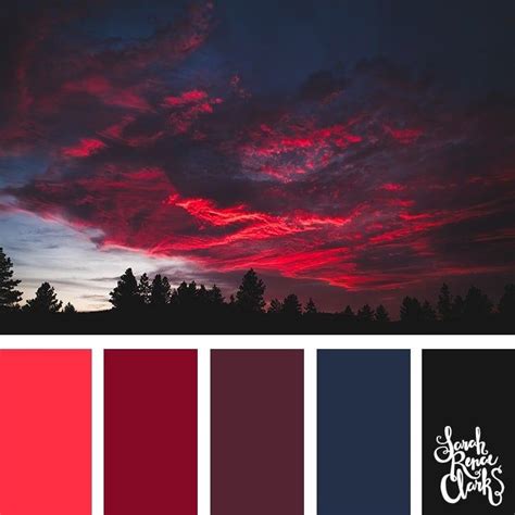 25 Color Palettes Inspired By Spectacular Skies And Pantone Classic Blue