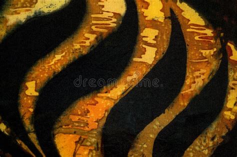 Abstraction Fragment Hot Batik Background Texture Handmade On Silk Stock Photo Image Of
