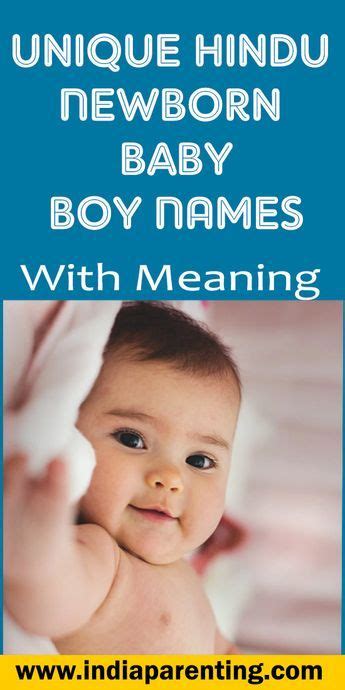 List Of Unique Hindu Newborn Baby Boy Names With Meaning Tamil Baby Boy