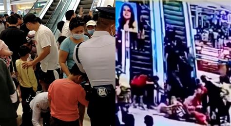 Anyare Escalator Sa Isang Mall Sa Sta Rosa Laguna Nagdulot Ng